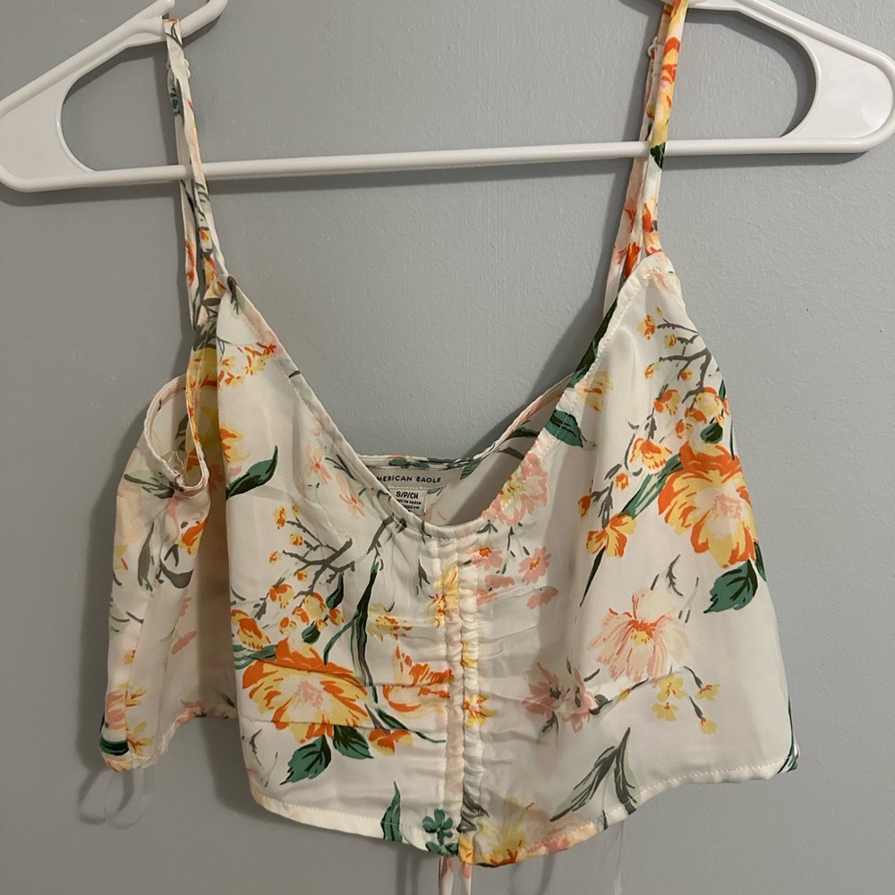Floral Spaghetti Strap Top